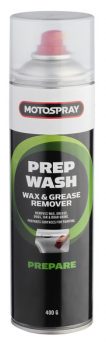 <strong>MOTOSPRAY PREPWASH </strong><br/> WAX & GREASE REMOVER