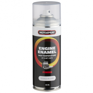 <strong>MOTOSPRAY ENGINE ENAMEL <strong>CLEAR GLOSS 400ML