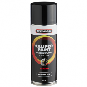 <strong>MOTOSPRAY CALIPER PAINT<strong> GLOSS BLACK 400ML