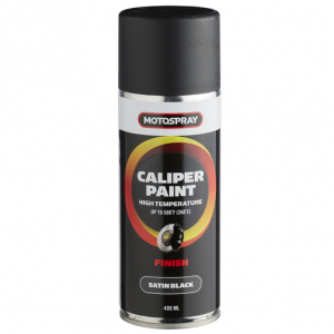 <strong>MOTOSPRAY CALIPER PAINT <strong>SATIN BLACK 400ML